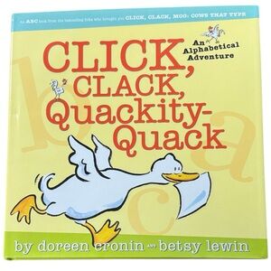 “CLICK CLACK, QUACKITY QUACK” HARDCOVER CHILDRENS STORYBOOK AGES 2-8 YEARS NEW